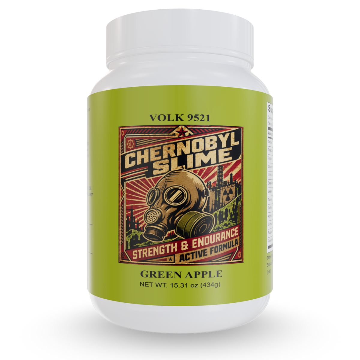 CHERNOBYL SLIME PRE-WORKOUT (GREEN APPLE)